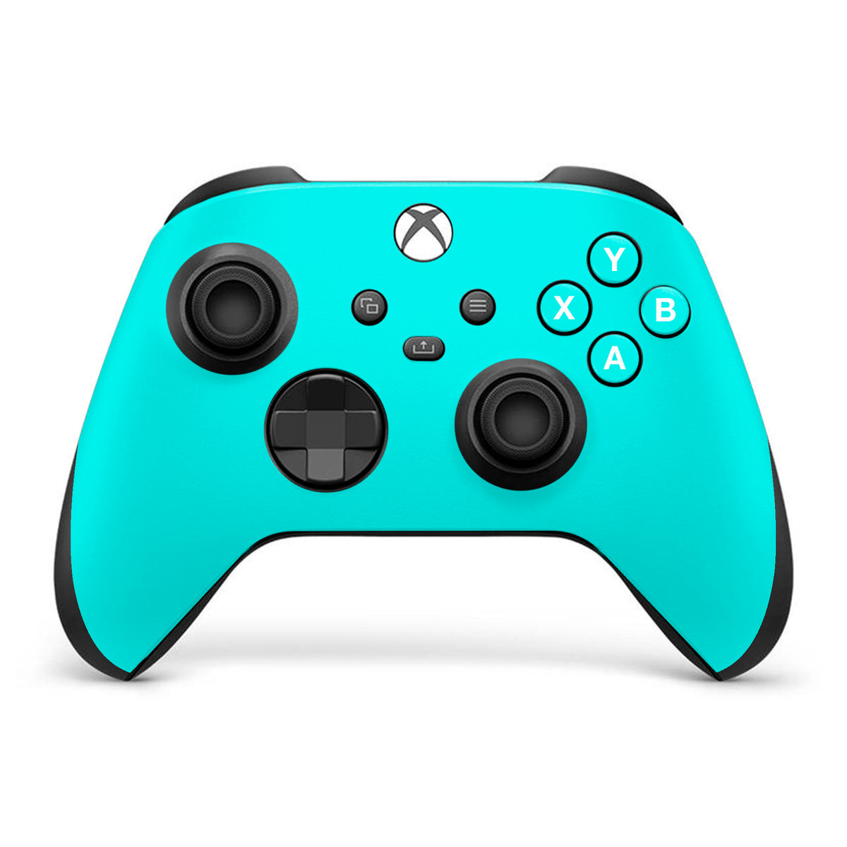 bright turquoise xbox series x controller skin