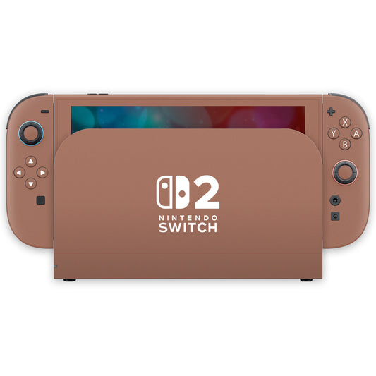 caffe brown nintendo switch 2 skin