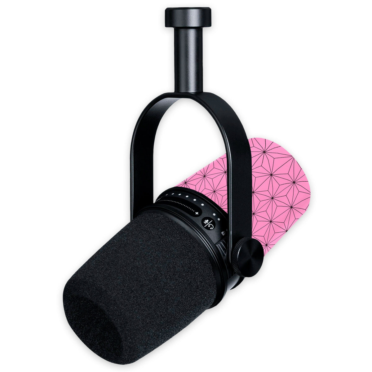 Cherry Asanoha Shure MV7 Microphone Skin