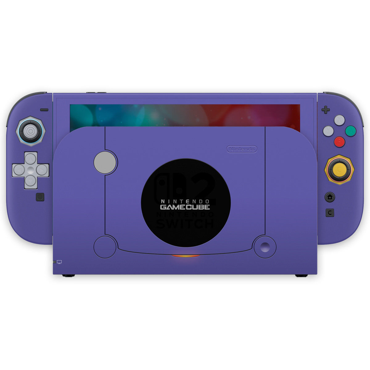 classic gamecube indigo nintendo switch 2 skin