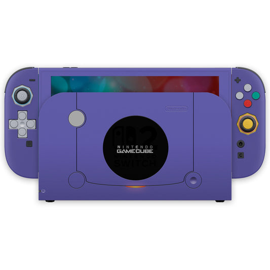 classic gamecube indigo nintendo switch 2 skin