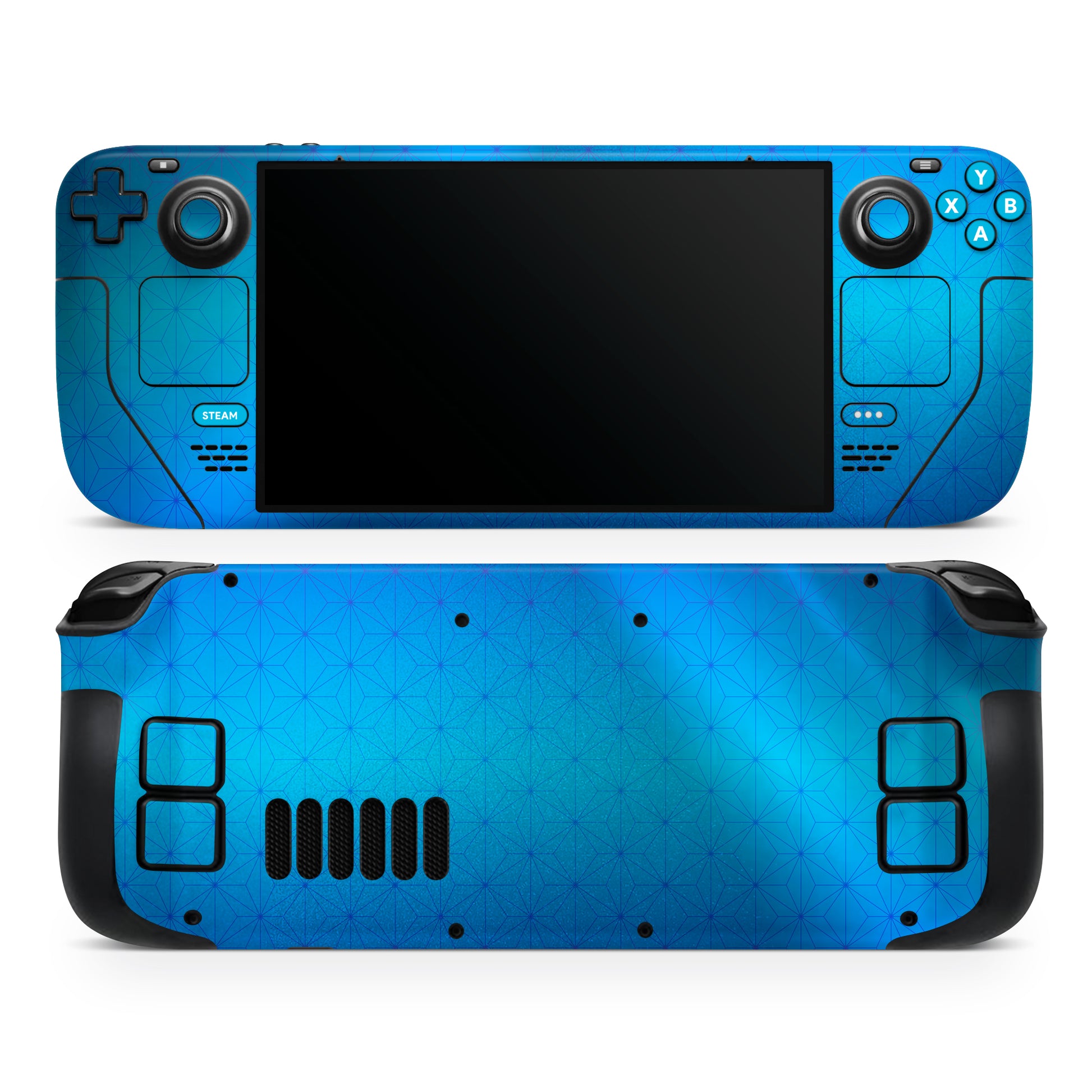 cobalt asanoha steam deck oled skin