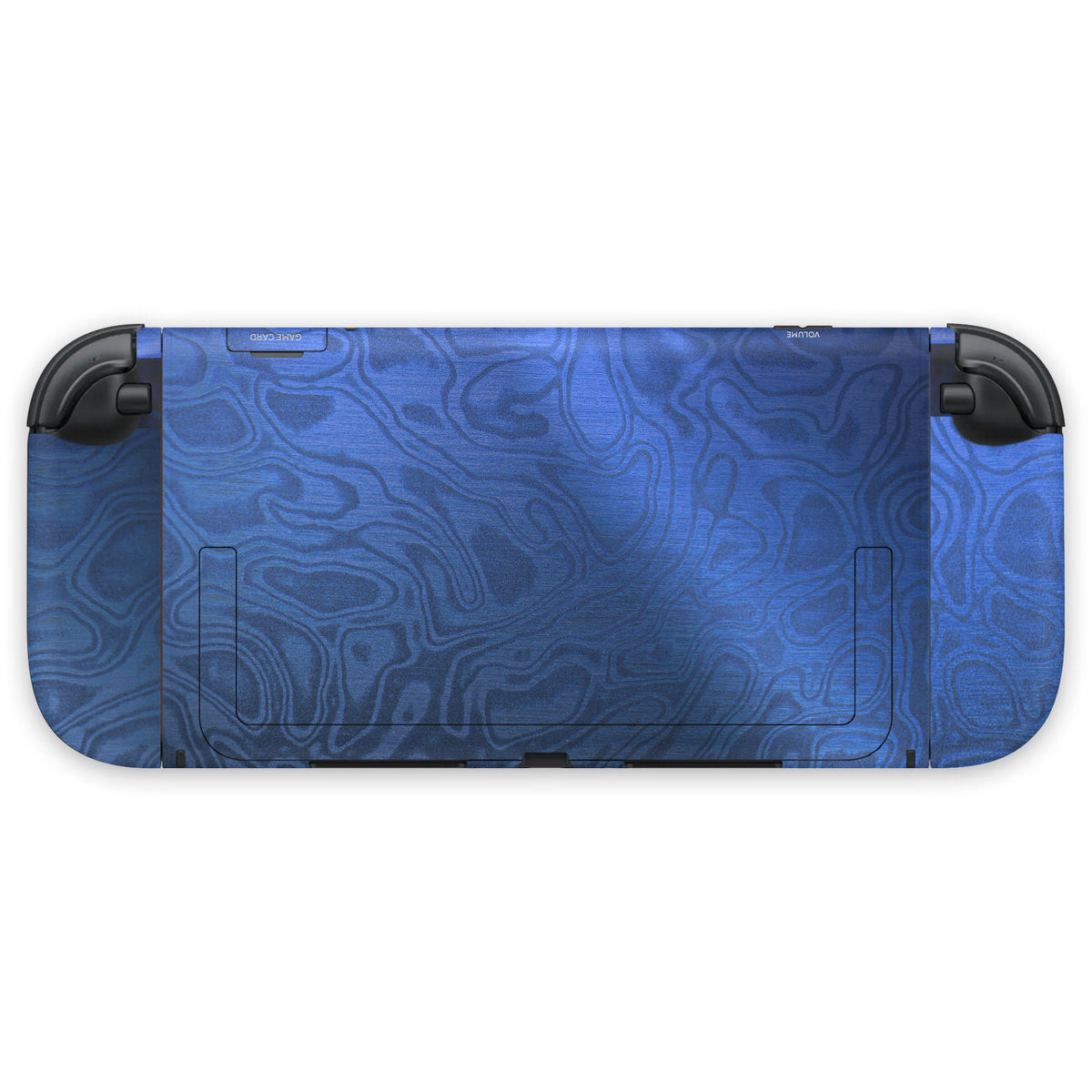 cobalt damascus nintendo switch 2 console & joycon metallic wrap skin