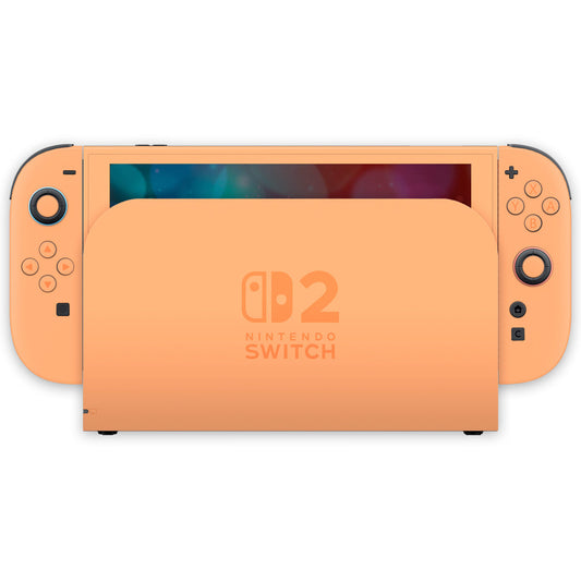 cozy apricot nintendo switch 2 skin