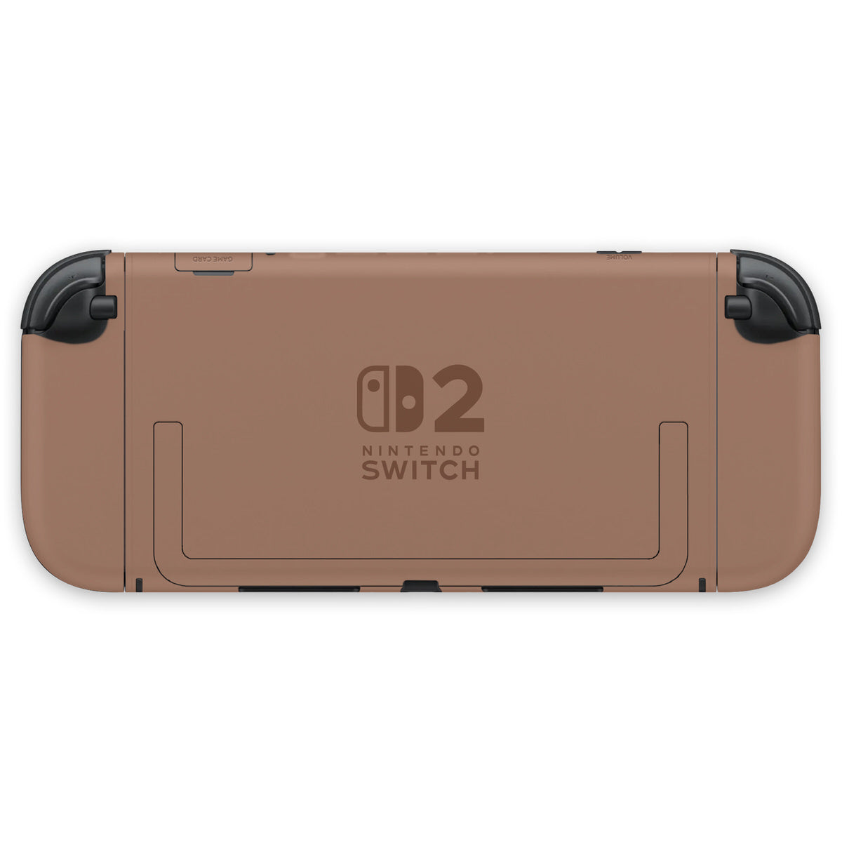 cozy brown nintendo switch 2 console & joycon skins