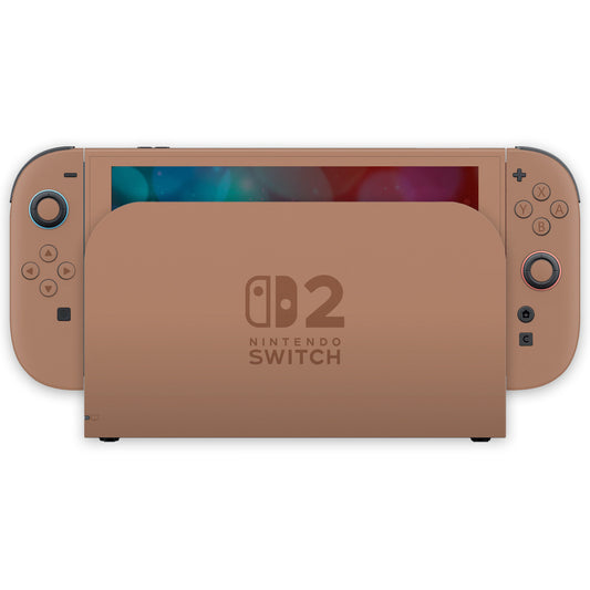 cozy brown nintendo switch 2 skin