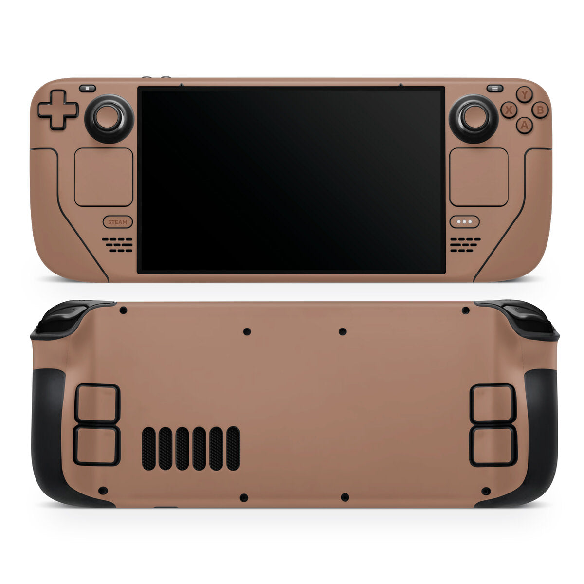 cozy brown valve steam deck skin wrap