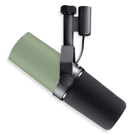 cozy sage shure sm7b microphone decal cover skin