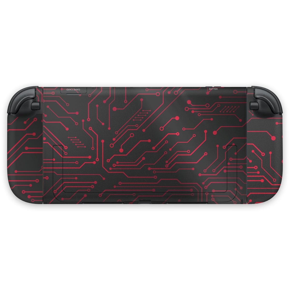 crimson cybernetic nintendo switch 2 console & joycon skin