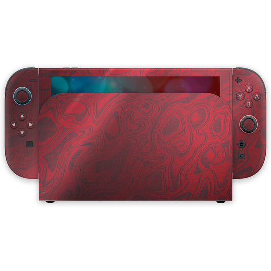 crimson damascus nintendo switch 2 skin