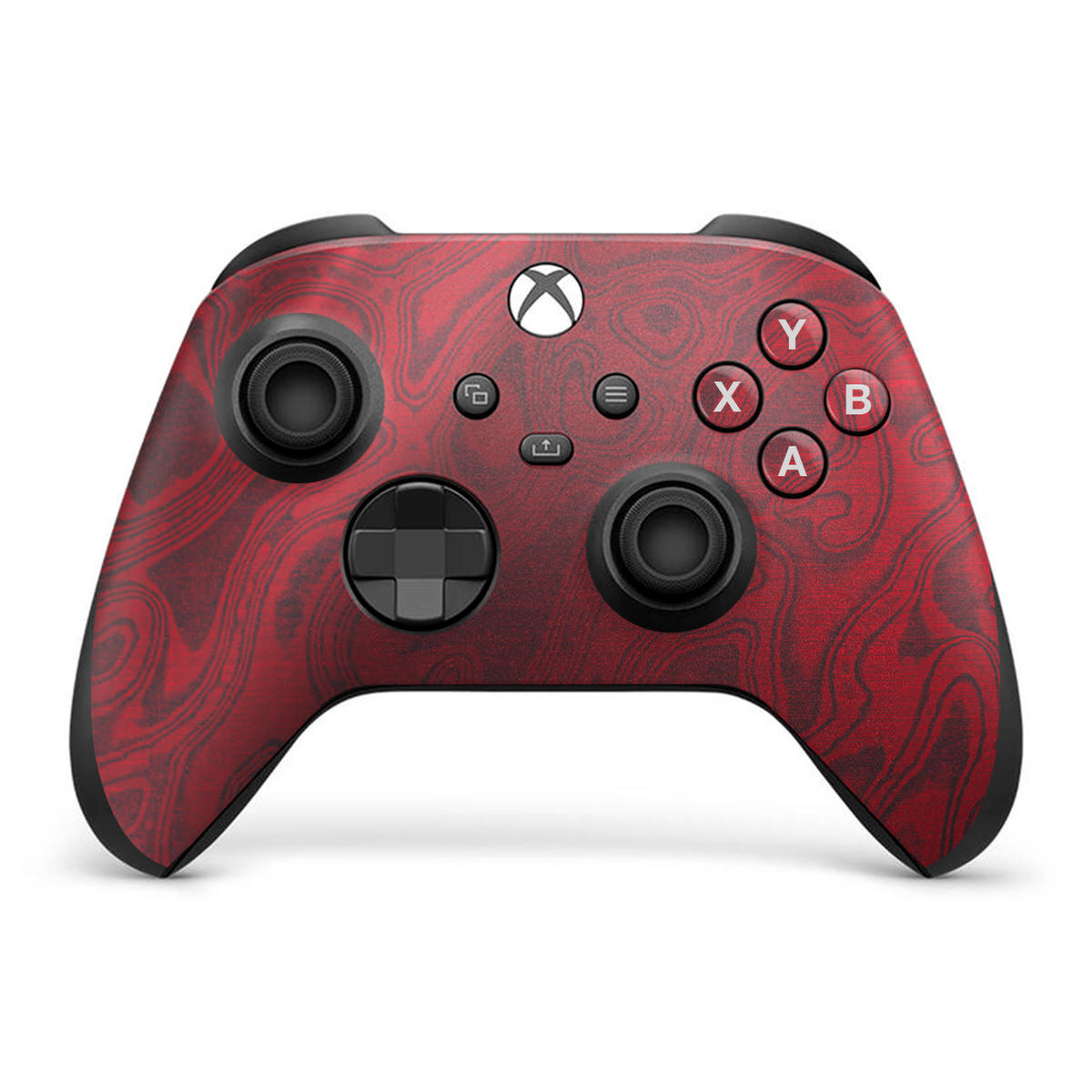 crimson damascus xbox series x controller skin