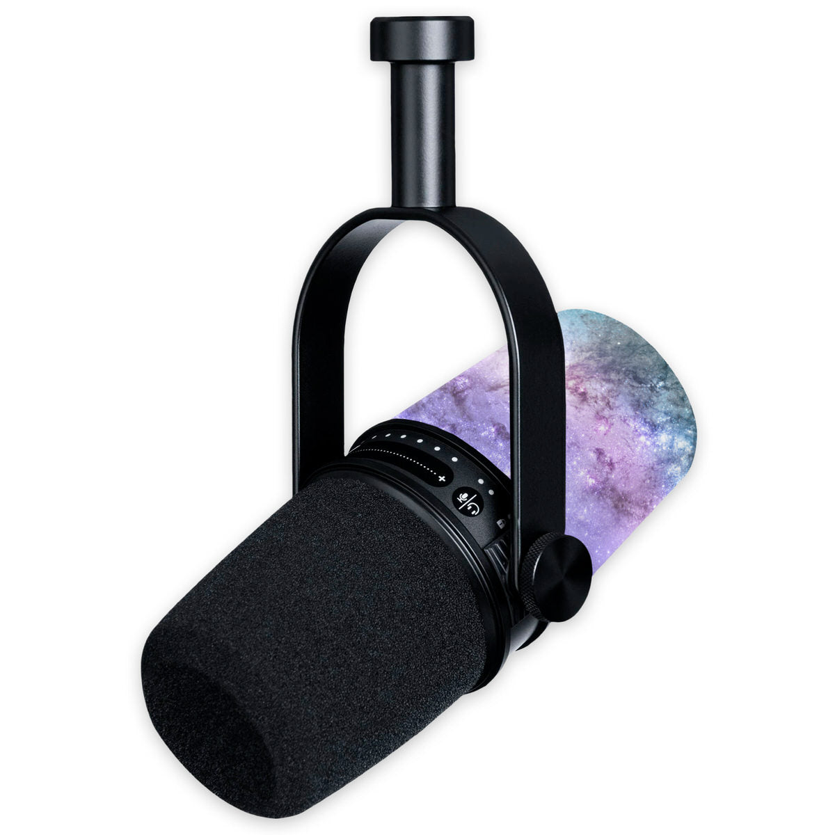 fairy system space theme shure mv7 microphone cover skin
