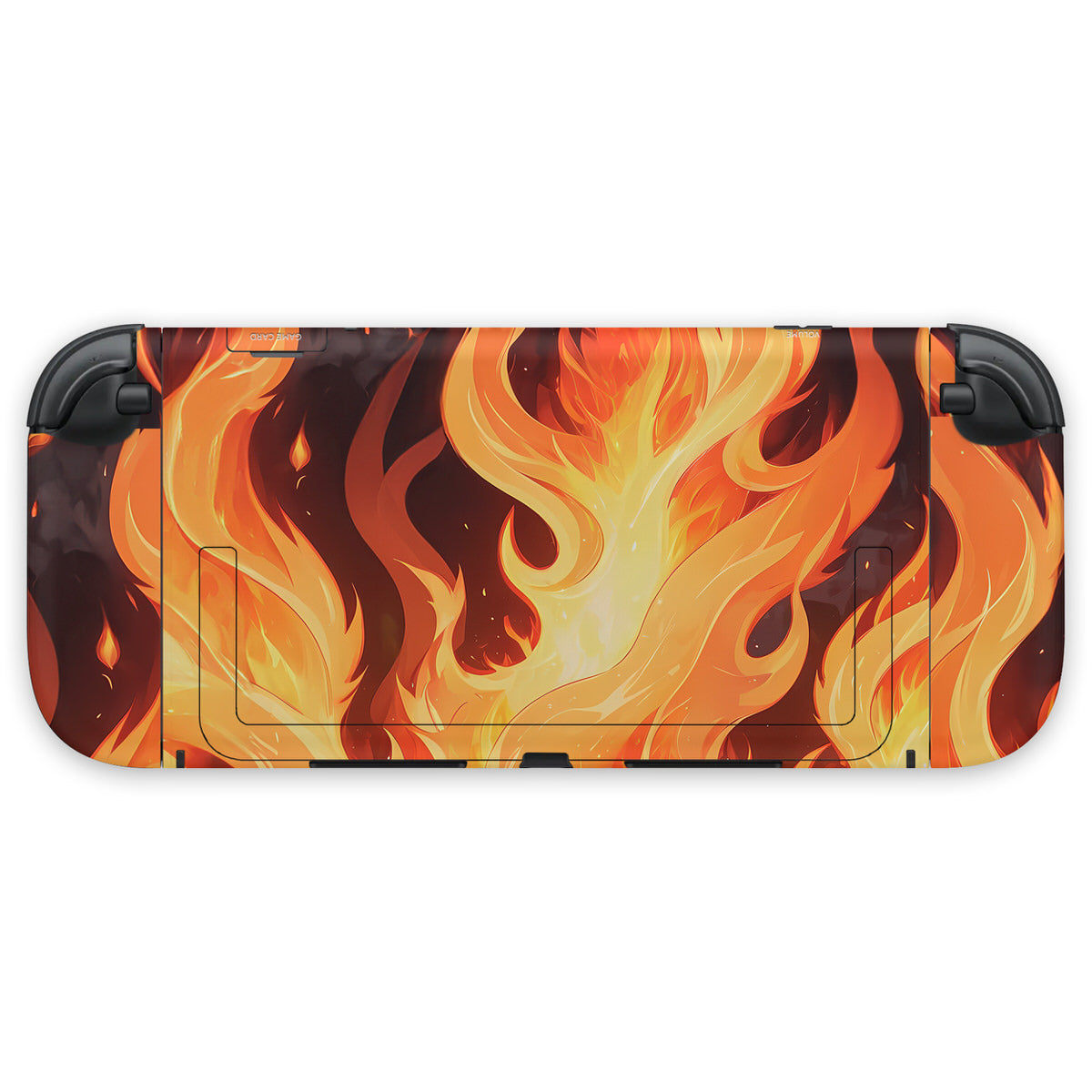 fire type nintendo switch 2 console & joycon skin