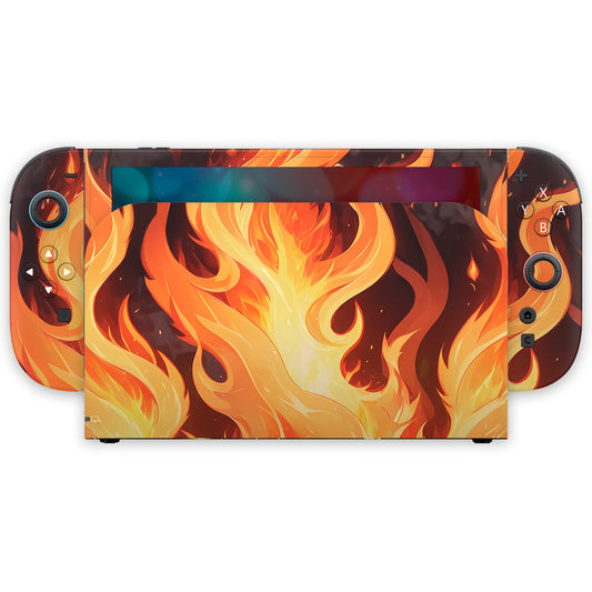 fire type nintendo switch 2 skin