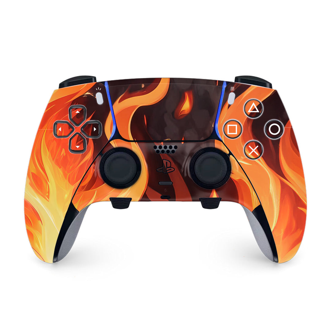 Controller R2 Flaming Fire Type PS5 DualSense Edge Controller Skin – GhostlyGuard