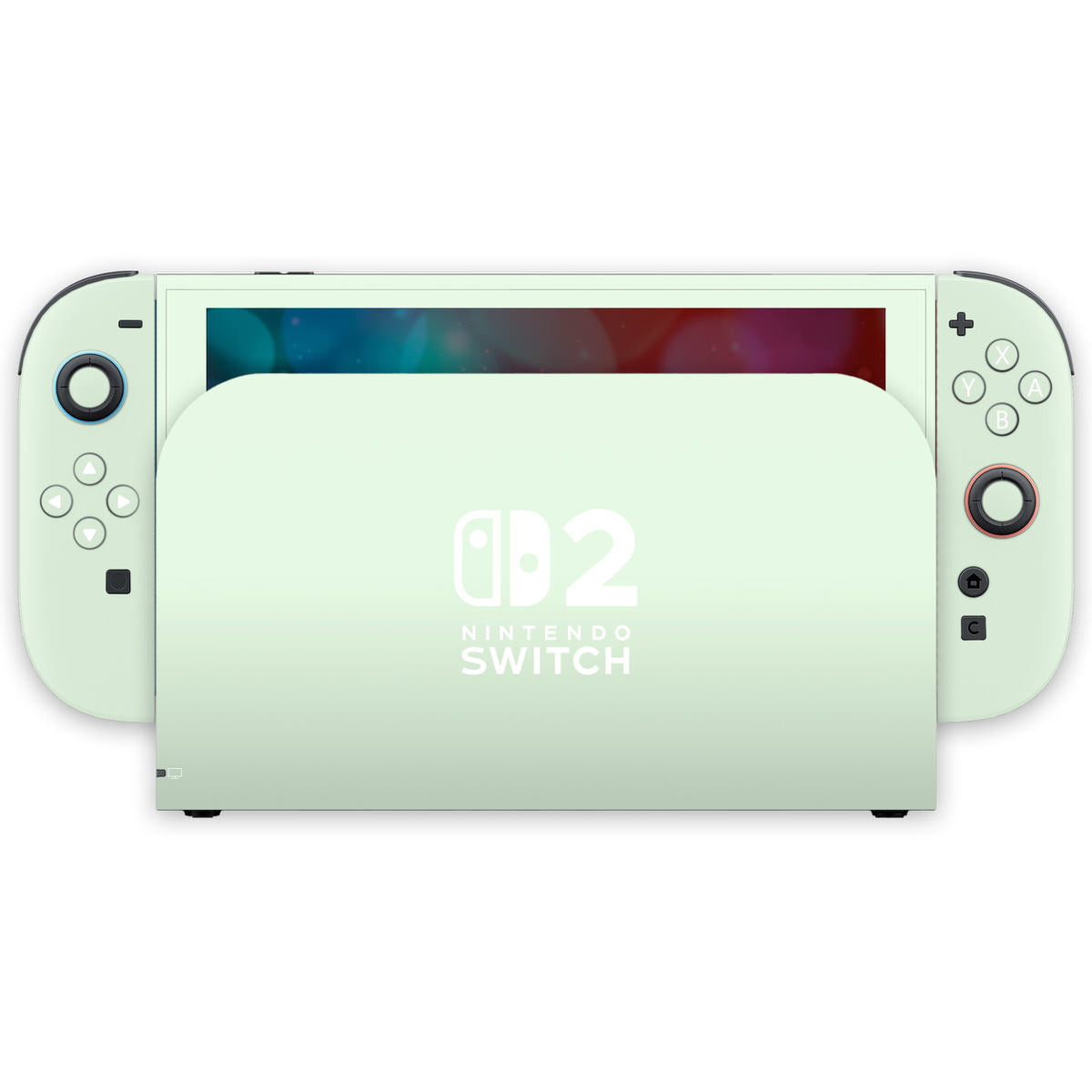 Frozen Green Nintendo Switch 2 Skin – GhostlyGuard
