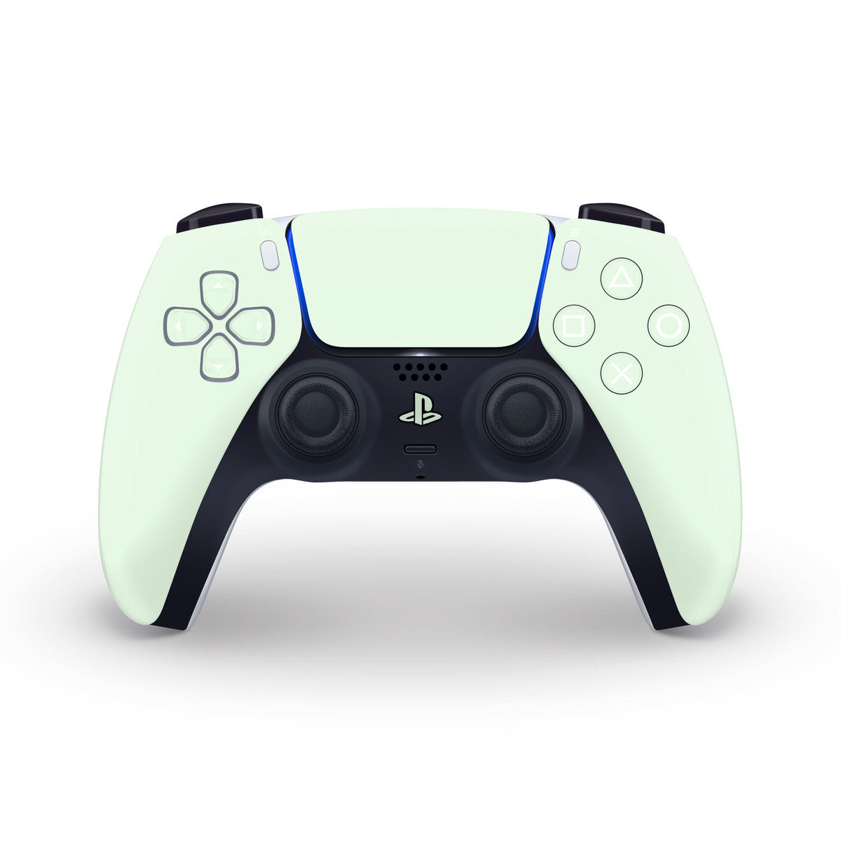 frozen green ps5 controller skin