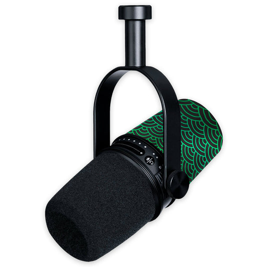 gamma seigaiha waves mv7 microphone skin
