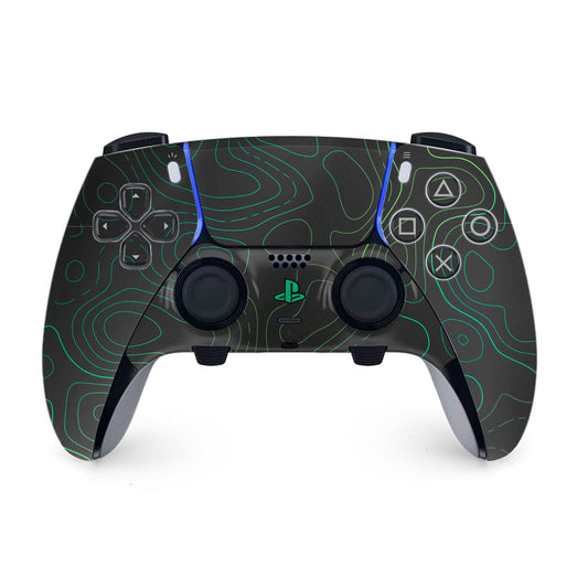 gamma topographic ps5 dualsense edge controller skin