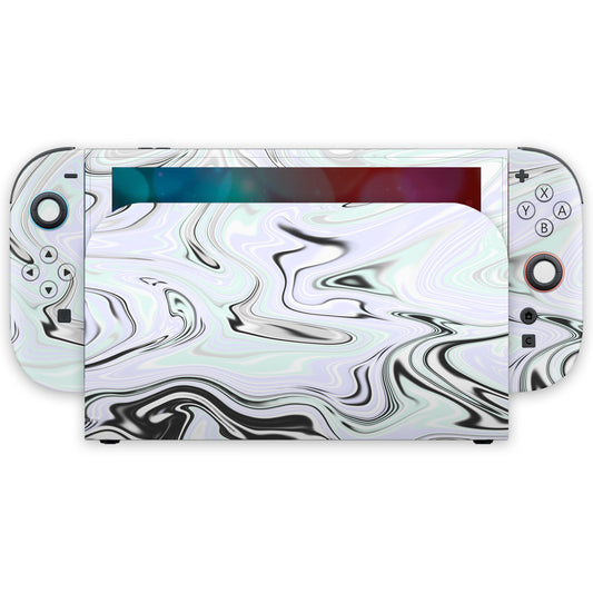 ghostly liquid marble nintendo switch 2 skin