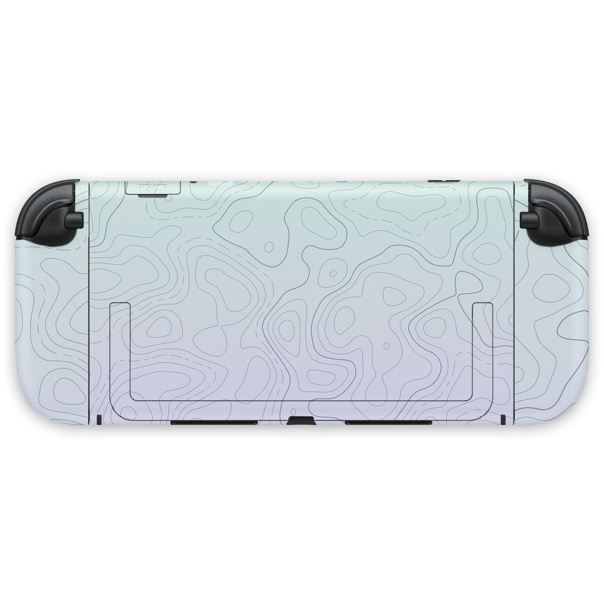 ghostly topographic nintendo switch 2 console & joycon skin
