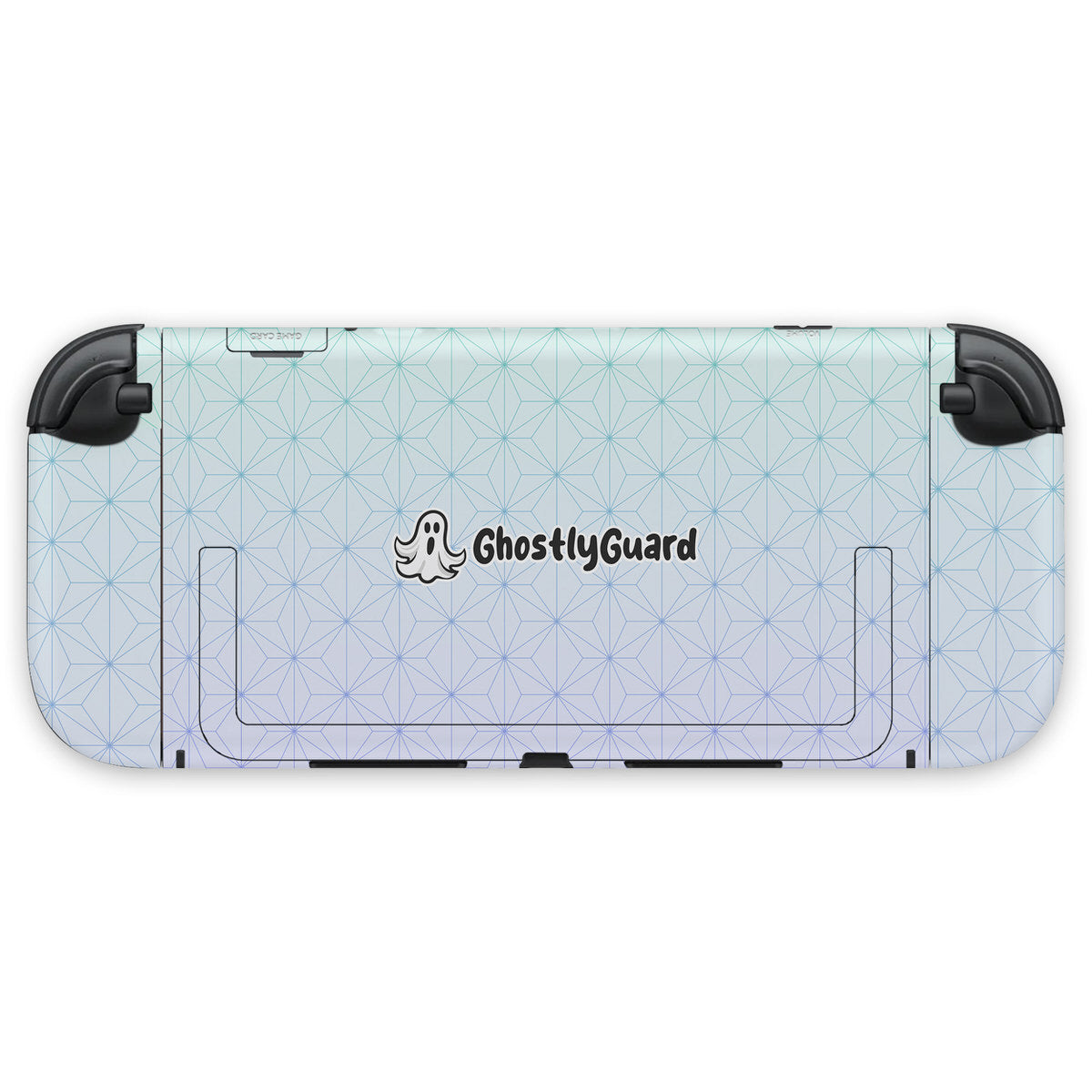 ghostlyguard asanoha nintendo switch 2 console & joycon skin