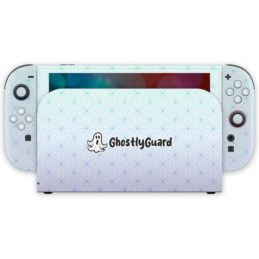 ghostlyguard asanoha nintendo switch 2 skin