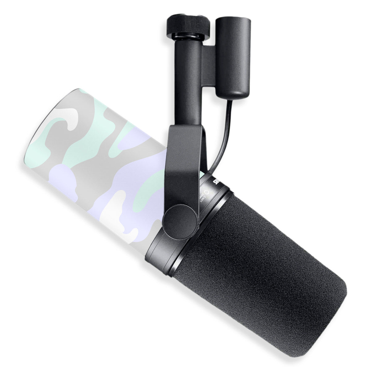ghostlyguard camouflage shure sm7b microphone skin