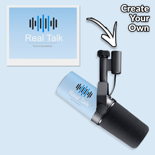create your own custom shure sm7b microphone skin