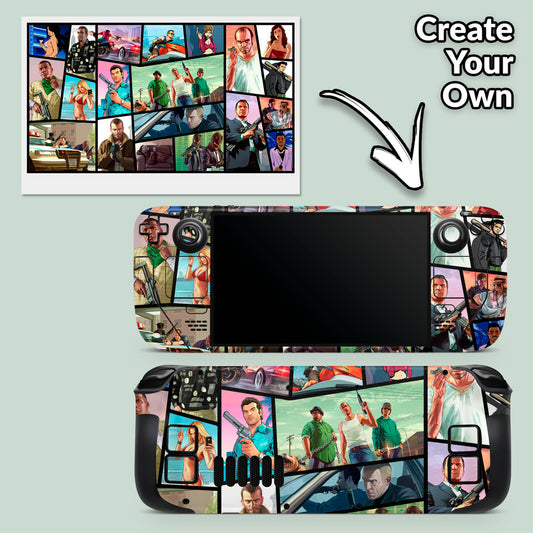 create your own custom steam deck skin