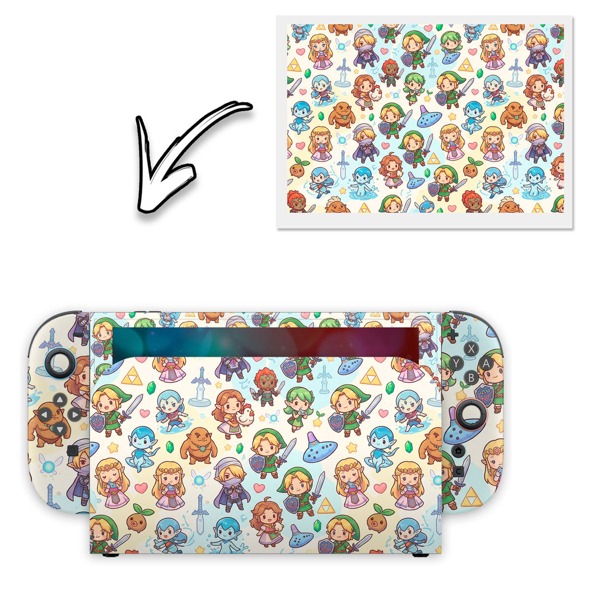 custom nintendo switch 2 decal skin
