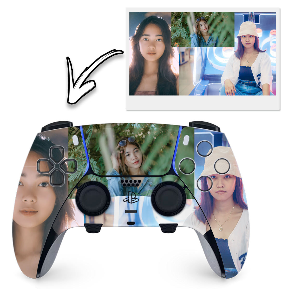Custom PS5 DualSense Edge Controller Skin