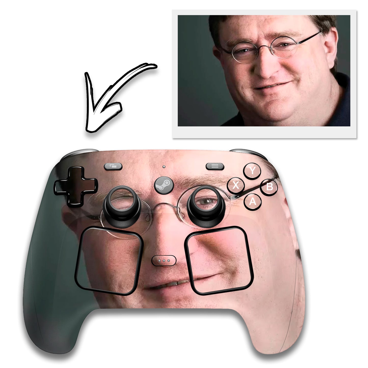 custom valve steam controller skin