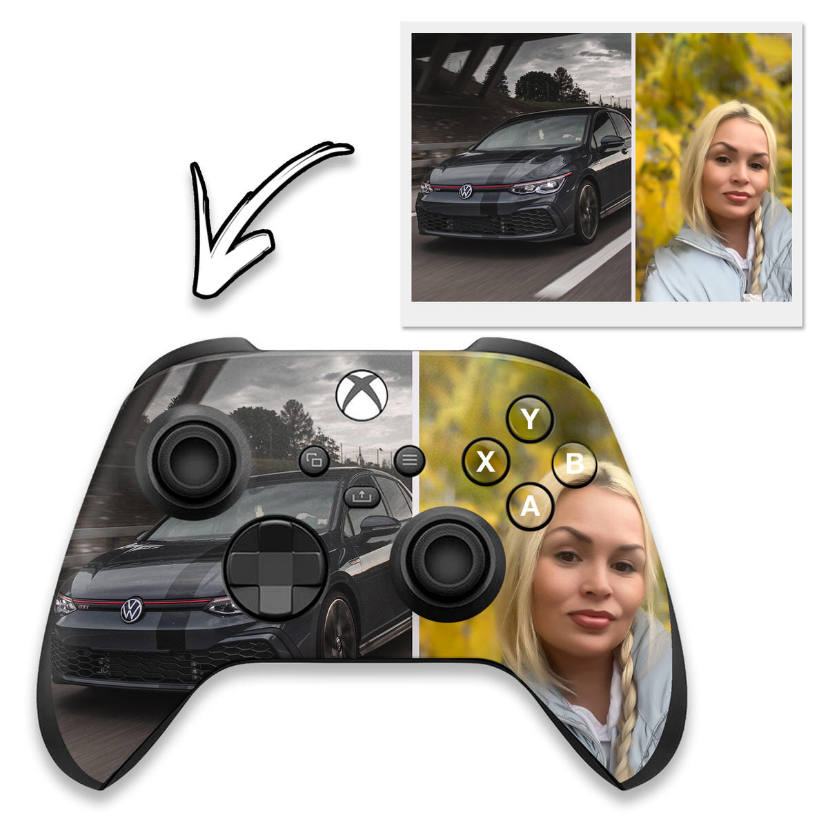 personalized xbox series x-s controller skin