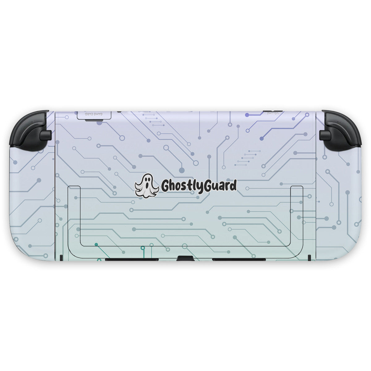 ghostlyguard cybernetic nintendo switch 2 joycon & console skin