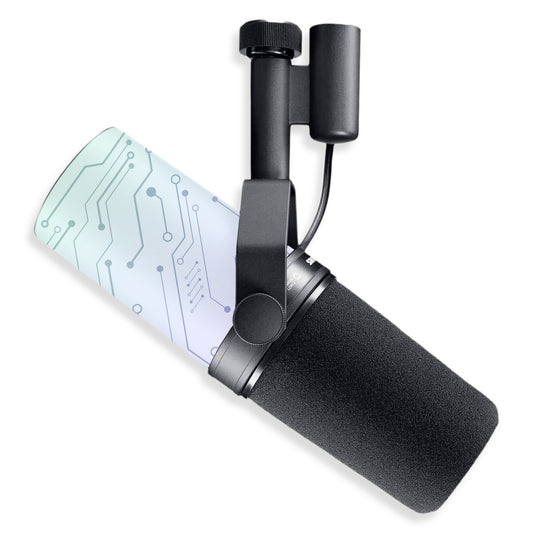 GhostlyGuard Cybernetic Shure SM7B Microphone Skin