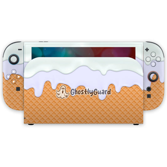 ghostlyguard ice cream nintendo switch 2 skin