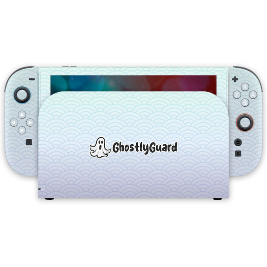 ghostlyguard seigaiha waves nintendo switch 2 skin