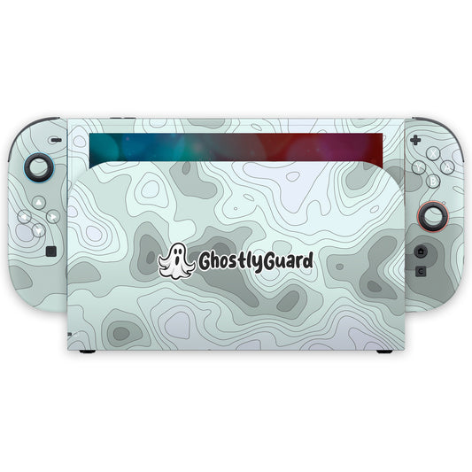 ghostlyguard topographic nintendo switch 2 skin