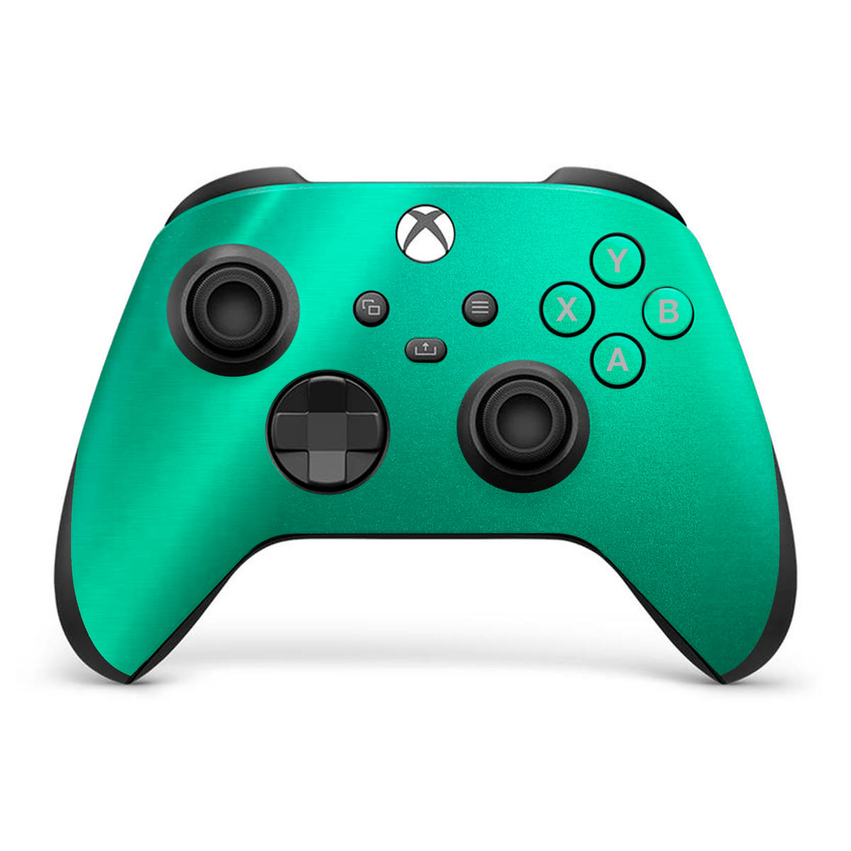 green steel xbox series x controller skin