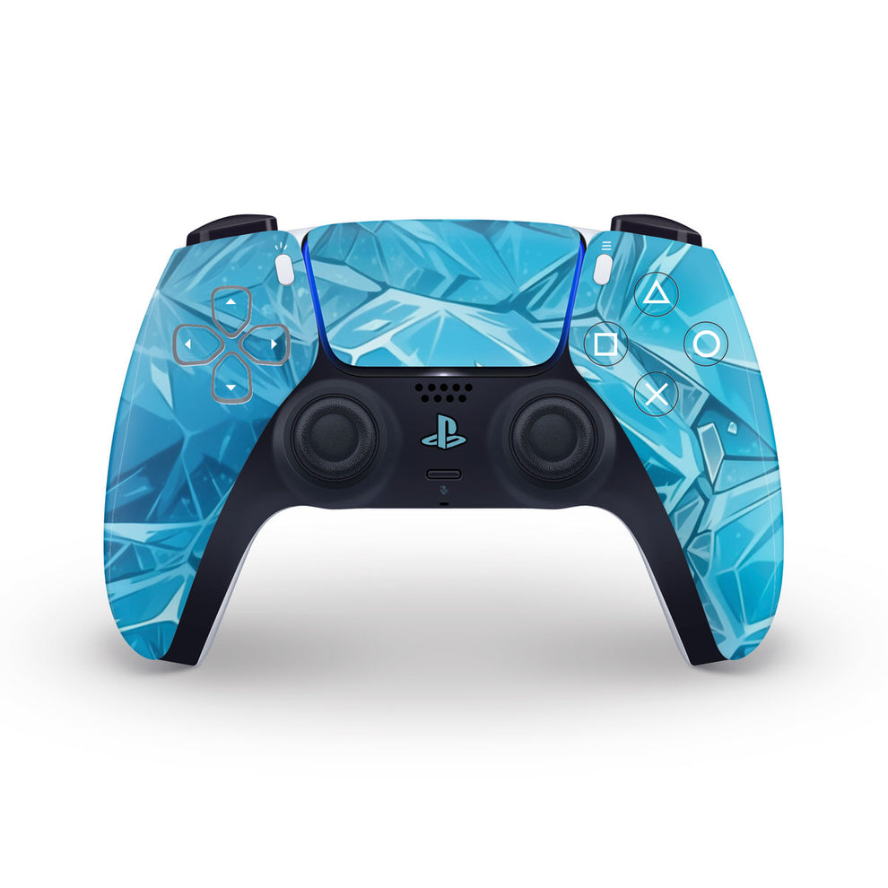 Ice Type PS5 Controller Skin – GhostlyGuard