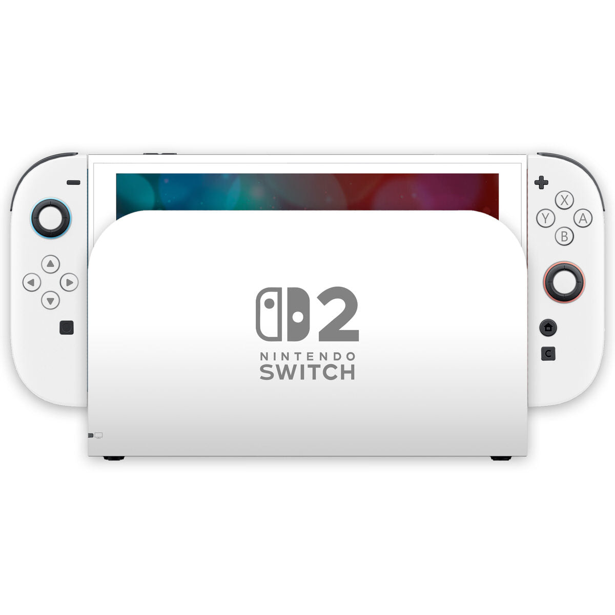 ice white nintendo switch 2 skin