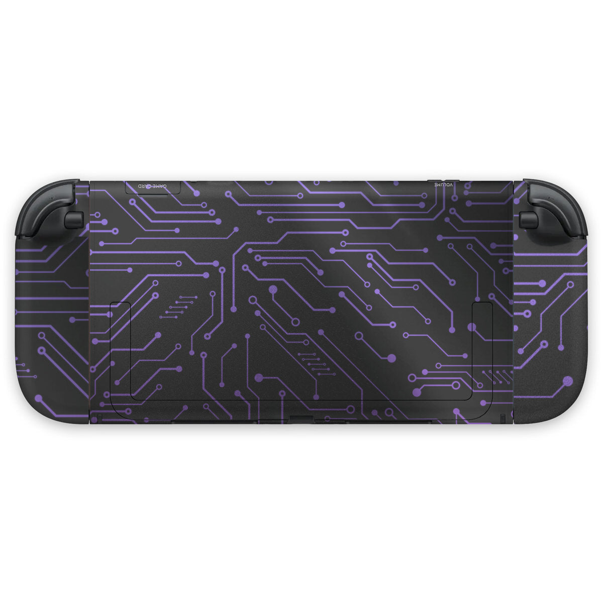 indigo cybernetic nintendo switch 2 console & joycon circuit skin