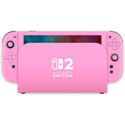 intense pink nintendo switch skins