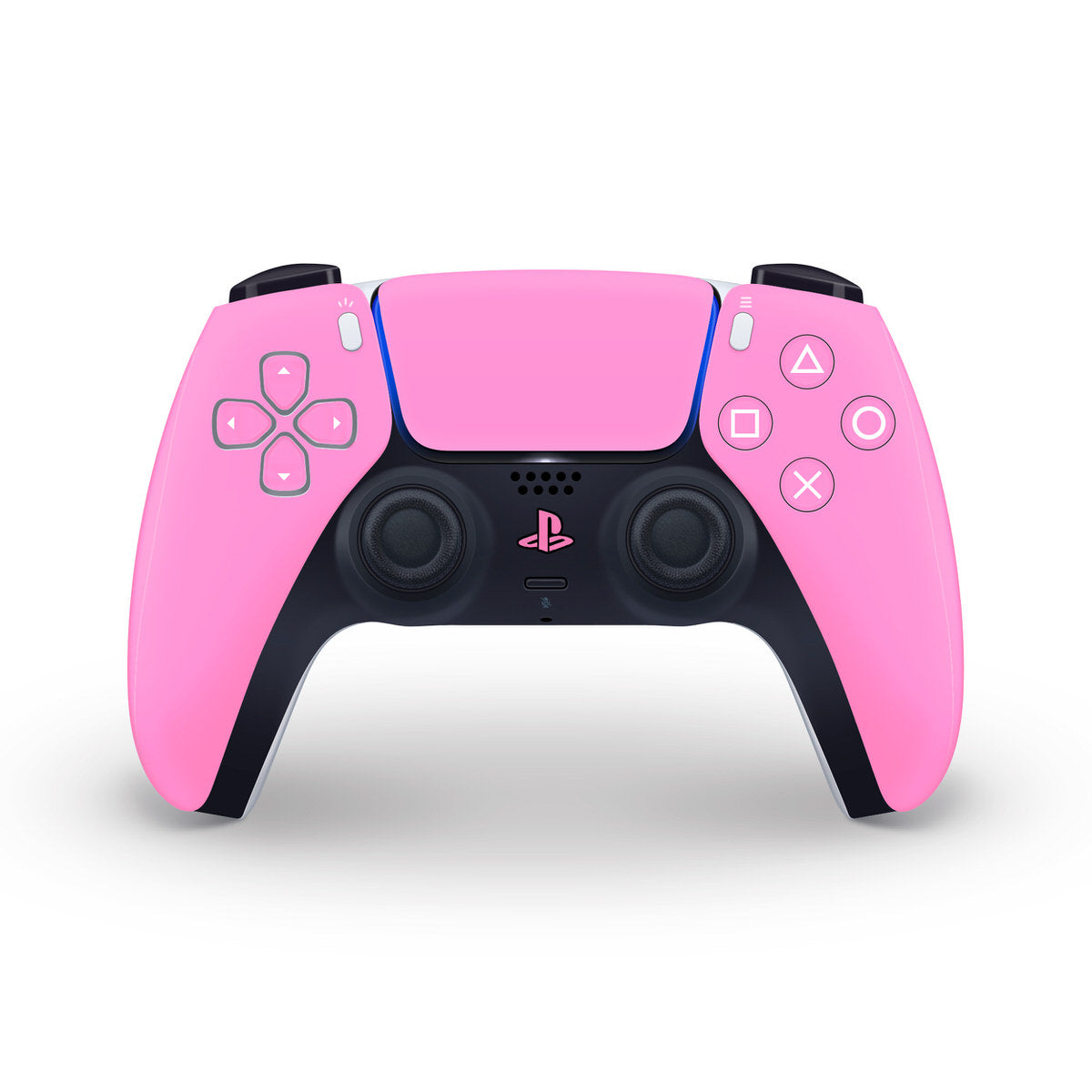intense pink ps5 controller skin