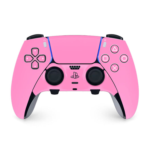 intense pink ps5 dualsens edge controller skin
