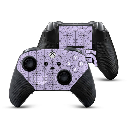 lilac asanoha xbox elite series 2 controller skin