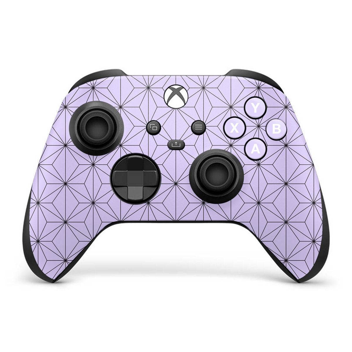 lilac asanoha xbox series x controller skin
