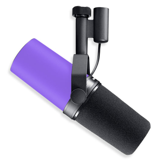 lite violet shure sm7b microphone skin