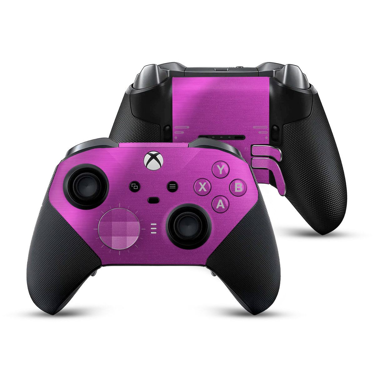 magenta steel xbox elite series 2 controller skin